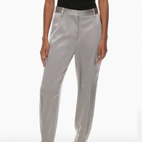 Aritzia Babaton Refined Satin Cargo Pant - Picture 3 of 12